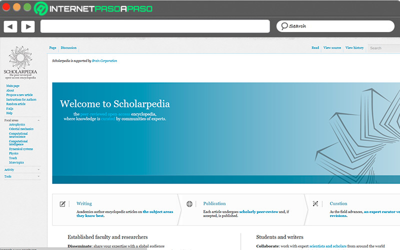 Web de Scholarpedia