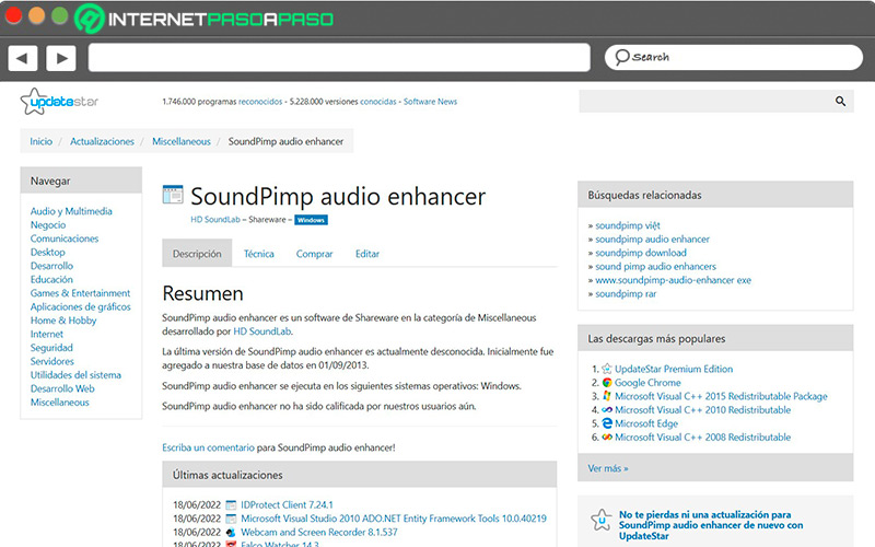 Web de SoundPimp