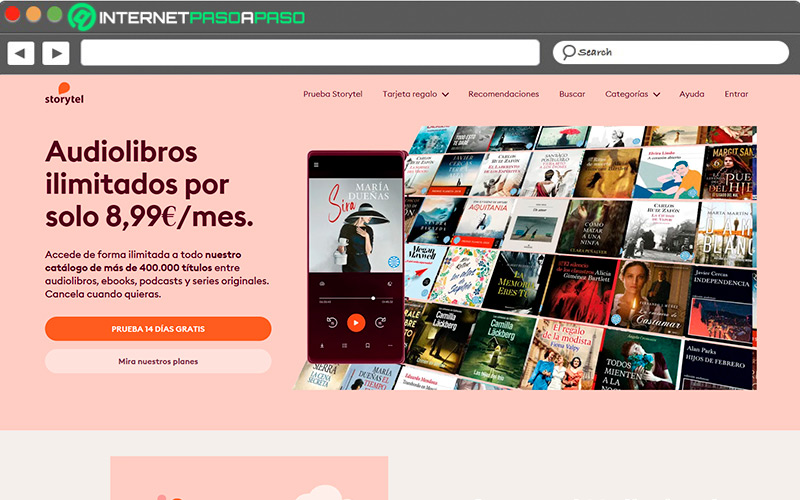 Web de Storytel