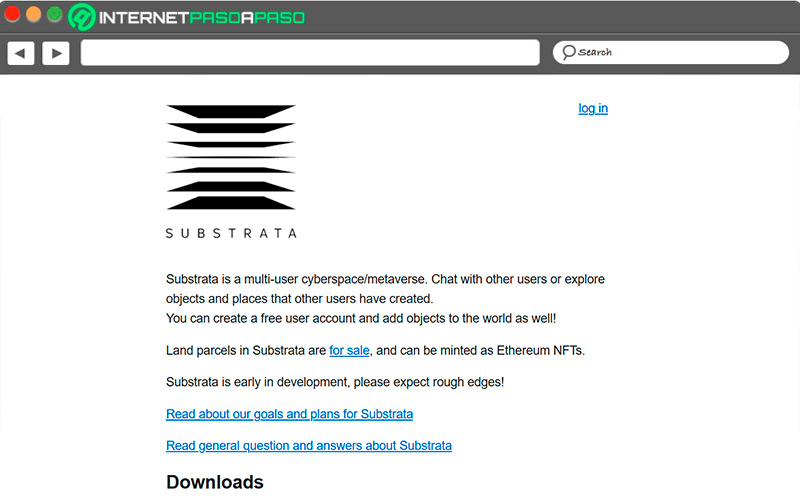 Web de Substrata