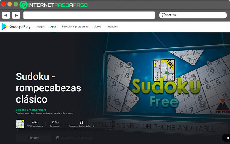 Web de Sudoku – Volcano Entertainment