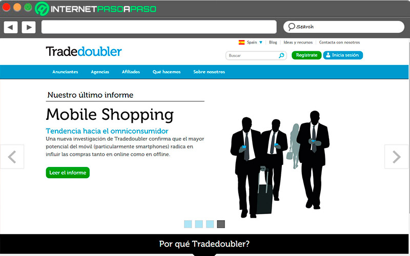 Web de TradeDoubler
