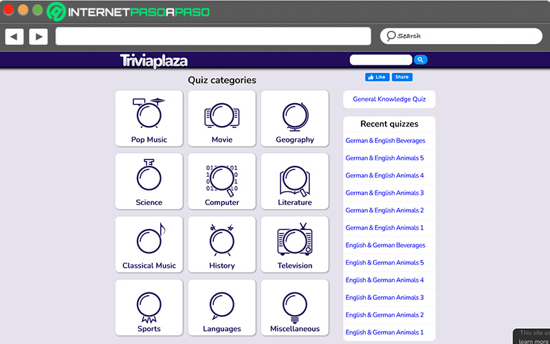 Web de Triviaplaza