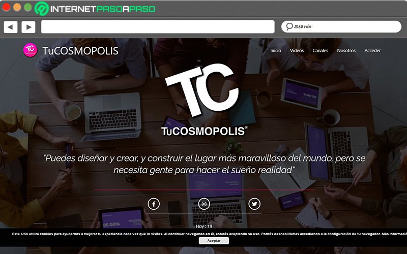 Web de Tu COSMOPOLIS
