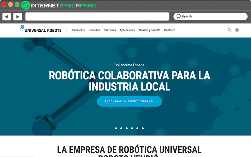 Web de Universal robots