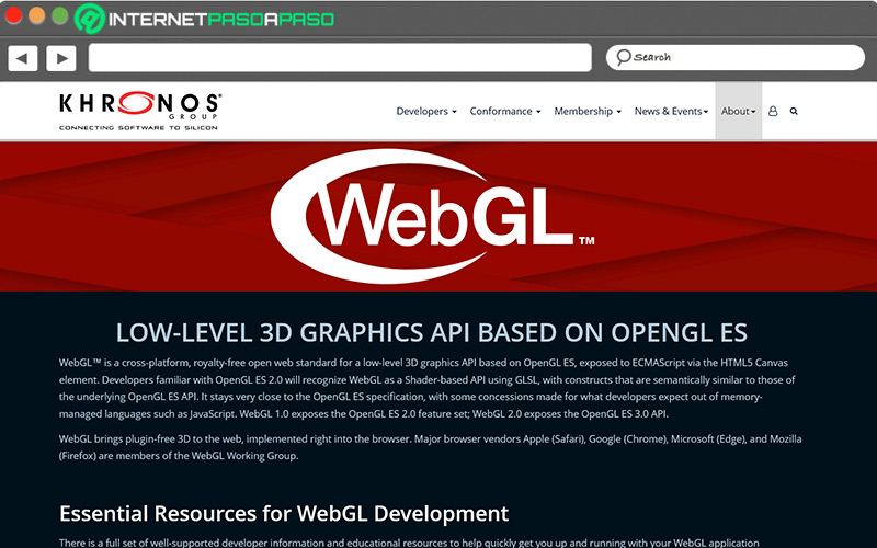 Web de WebGL