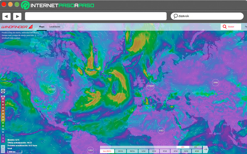 Web de WindFinder