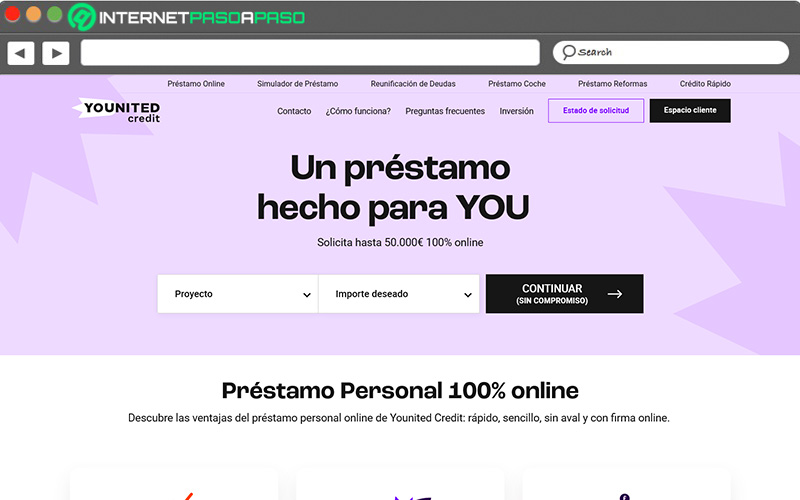 Web de Younited Credit