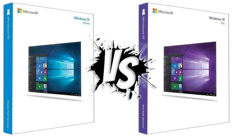 Windows 10 Home VS Windows 10 Pro Comparativa