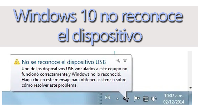 Windows no reconoce el dispositivo ¿Cómo puedo solucionar este error al instalar un nuevo hardware?