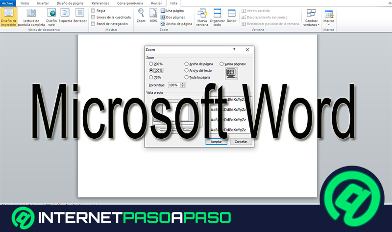 Zoom en Microsoft Word ¿Qué es, para qué sirve y cómo utilizarlo?