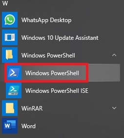 acceder a adminitrador de dispositivos desde windows powershell