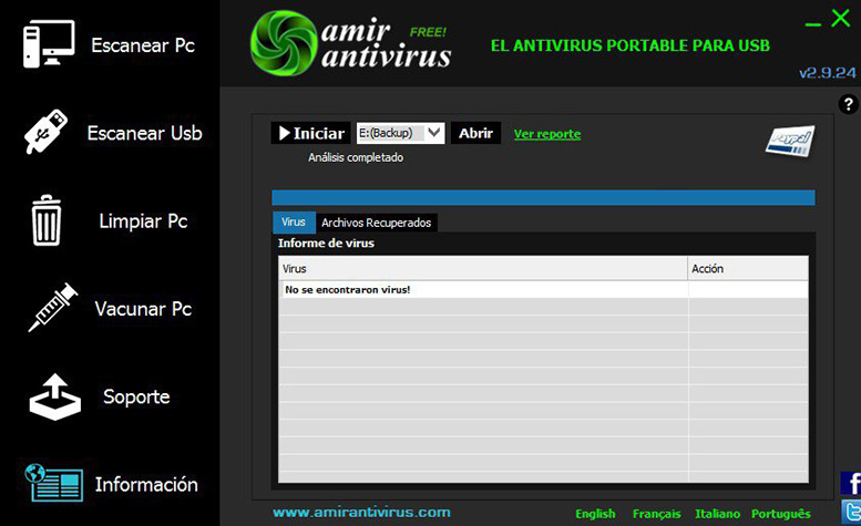 Amir Antivirus USB