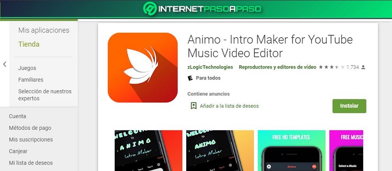 Animo – Intro Maker for YouTube Music Video Editor