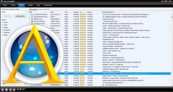 descargar ares para bajar música gratis