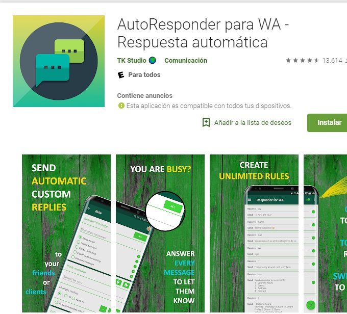 autoresponder para WA