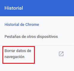 clear browsing data in google chrome