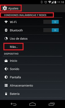 compartir wifi desde android