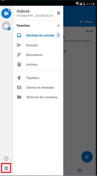 configuración outlook