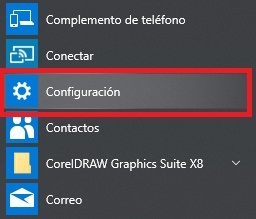 configuracion windows 10