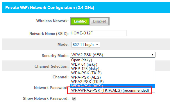 configurar WPA2
