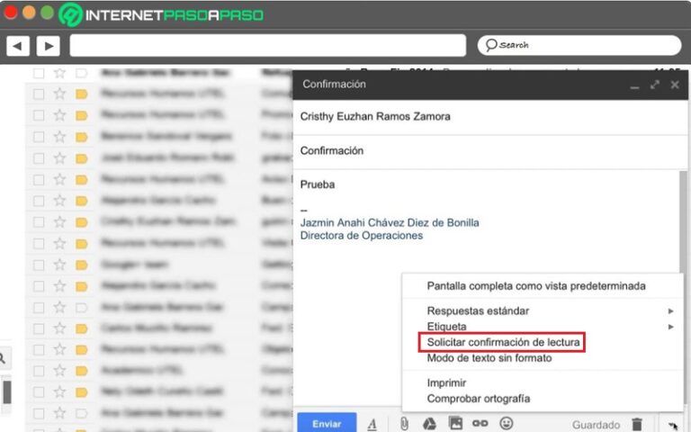 Usar Confirmaciones De Lectura En Gmail 】guía Paso A Paso 2024 5037