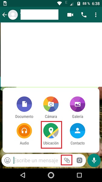 enviar ubicacion falsa en whatsapp Android