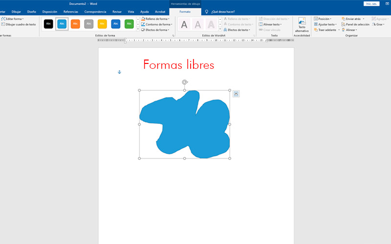 Cuáles son las herramientas de dibujo que dispone Microsoft Word