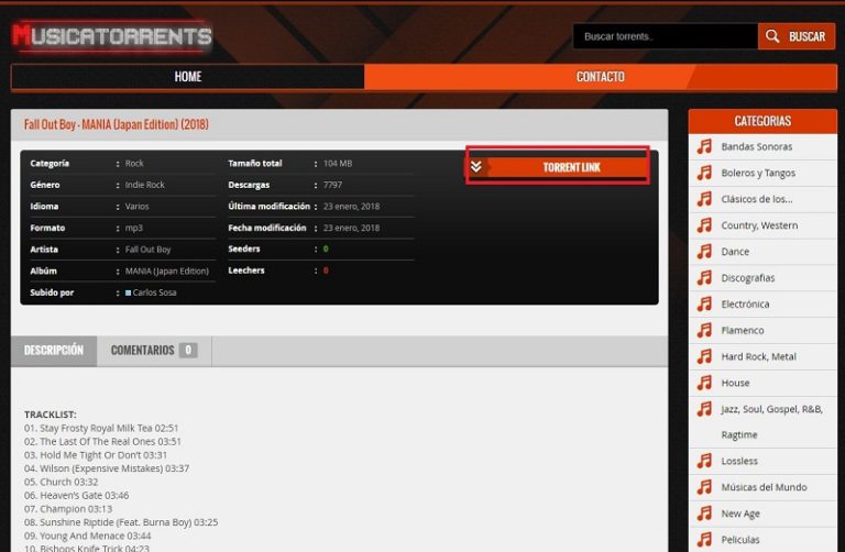 Descargar Musica Mp3 Gratis Por Utorrent
