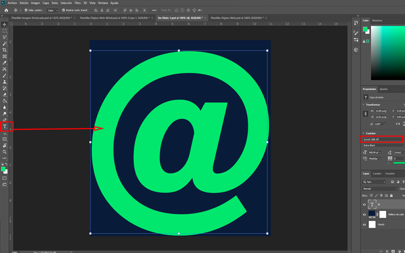 Aprende paso a paso cómo crear un logo original para tu canal de YouTube - Photoshop 03