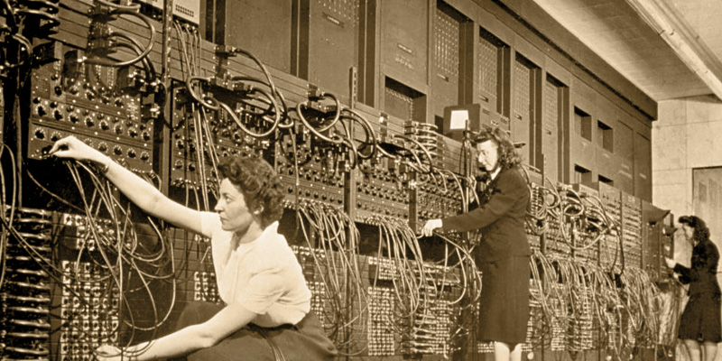 primera generacion de computadoras ENIAC