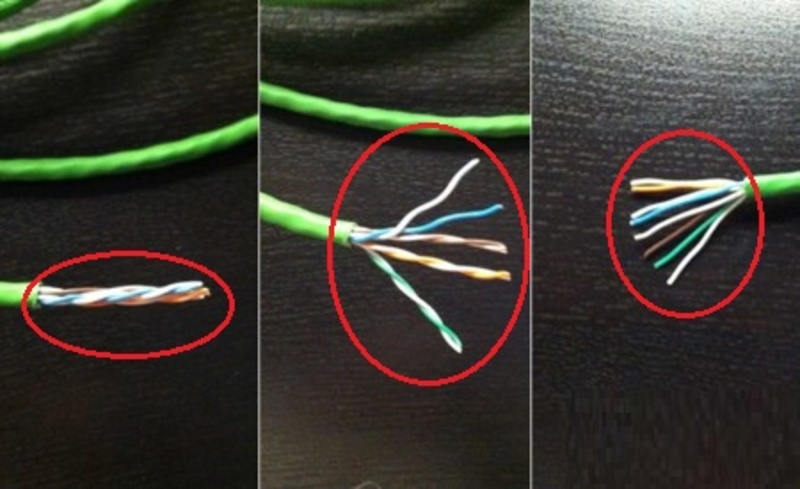 separa los cables