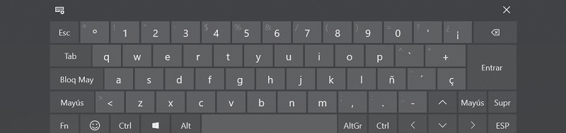 teclado virtual cuarta apariencia