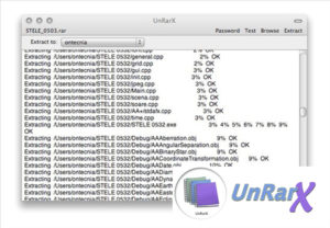 unrarx combine rar files