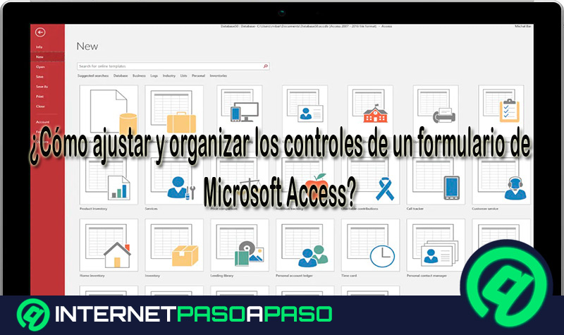 ¿Cómo ajustar y organizar los controles de un formulario de Microsoft Access desde cero?