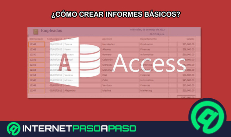 Crear Informe Básico En Access 】Guía Paso A Paso 2024