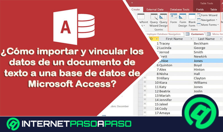 ¿Cómo importar y vincular los datos de un documento de texto a una base de datos de Microsoft Access?