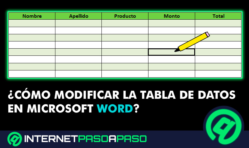 ¿Cómo modificar la tabla de datos en Microsoft Word? Guía paso a paso