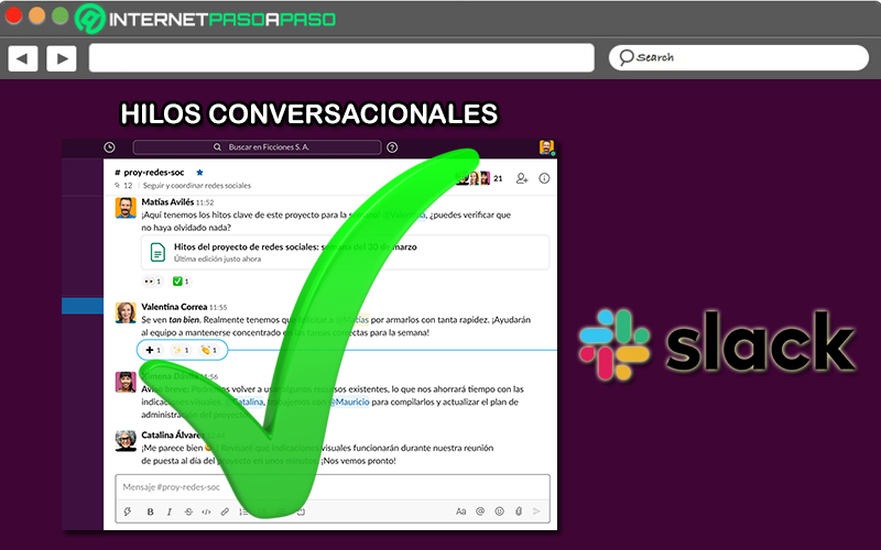 ¿Cuáles son los beneficios de utilizar hilos conversacionales en tus espacios de trabajo de Slack?
