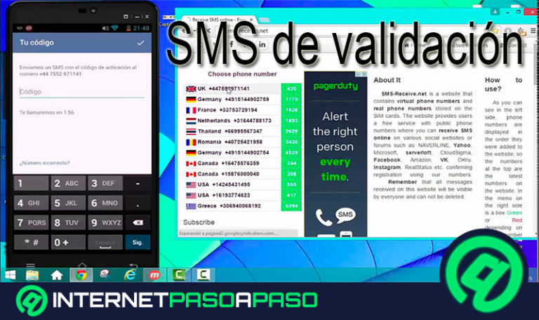 ¿Cuáles son las mejores páginas web para recibir SMS de validación sin tener un número de teléfono real?