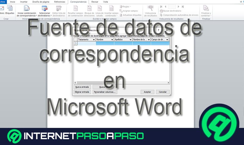 ¿Cómo configurar una fuente de datos de correspondencia en Microsoft Word? Guía paso a paso