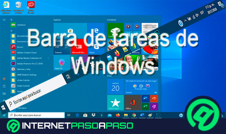 ¿Cómo configurar y personalizar barra de tareas de Windows 10, 7 y 8? Guía paso a paso