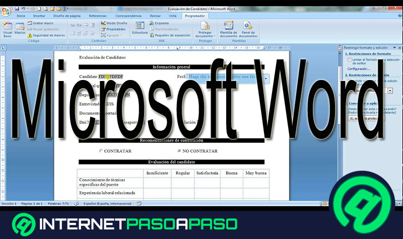 ¿Cómo crear formularios con Microsoft Word como un profesional? Guía paso a paso