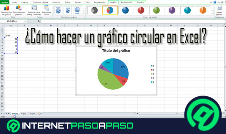 ¿Cómo hacer un gráfico circular en una hoja de cálculo de Excel? Guía paso a paso