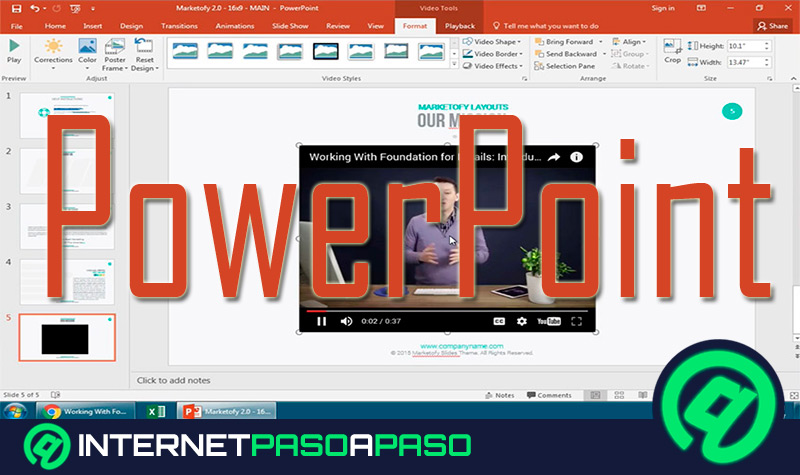 ¿Cómo insertar un vídeo en una presentación de Microsoft PowerPoint fácil y rápido? Guía paso a paso