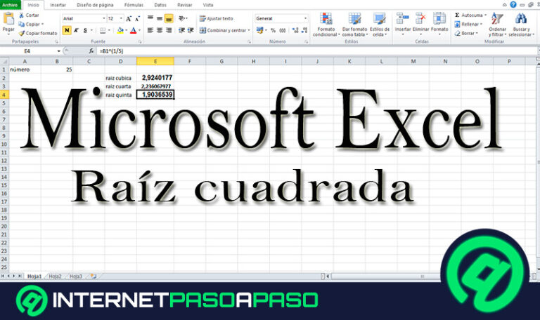 ¿Cómo poner raíz cuadrada en mis tablas de datos de Microsoft Excel? Guía paso a paso