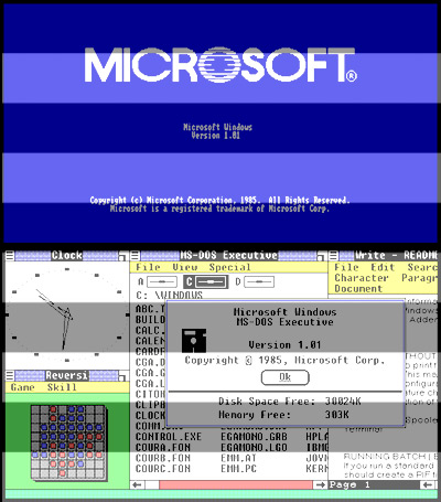 ¿Qué características únicas tenía la primera versión de Windows que salió?